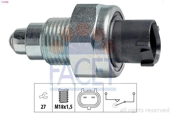 Датчик заднего хода Honda Accord/Civic (03-)/Toyota Avensis 2.2 D (08-) (7.6246) Facet FACET 76246 (фото 1)