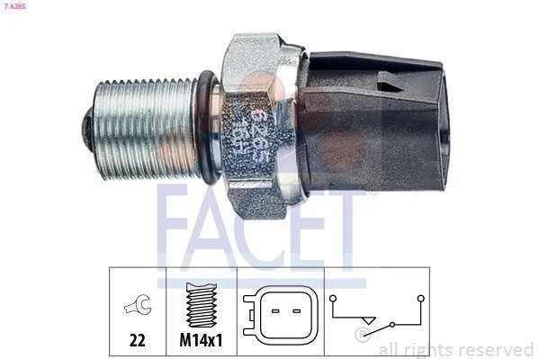 Датчик заднего хода Ford Transit (00-) (6ст. МКПП)) (7.6265) Facet FACET 76265 (фото 1)