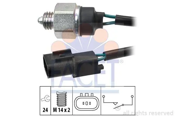 Датчик заднього ходу Hyundai SantaFe (01-) (7.6315) Facet FACET 76315 (фото 1)