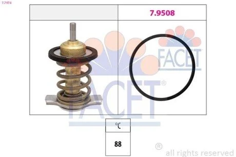 Термостат 2110 (вставка) інж универс 88С Facet FACET 77974