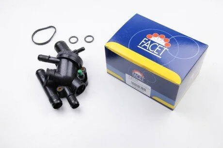Термостат 1.9D Kangoo 97-/Clio 98-05/Laguna 99-/Megane 96-03 (89C) с корпусом (7.8178) Facet FACET 78178