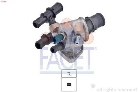 Термостат Doblo 1.9 JTD 01> (7.8405) Facet FACET 78405