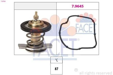 Термостат Mercedes Benz Sprinter/W638/639 OM611/612/646 99-10 (вставка) (7.8784) Facet FACET 78784