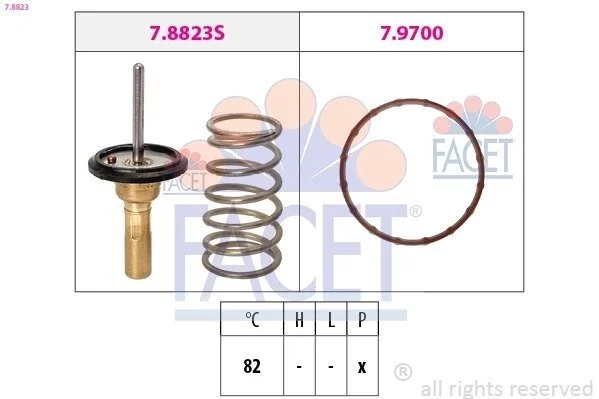 Термостат Toyota Verso s 1.33 (nsp120_) (10-16) (7.8823) Facet FACET 78823 (фото 1)