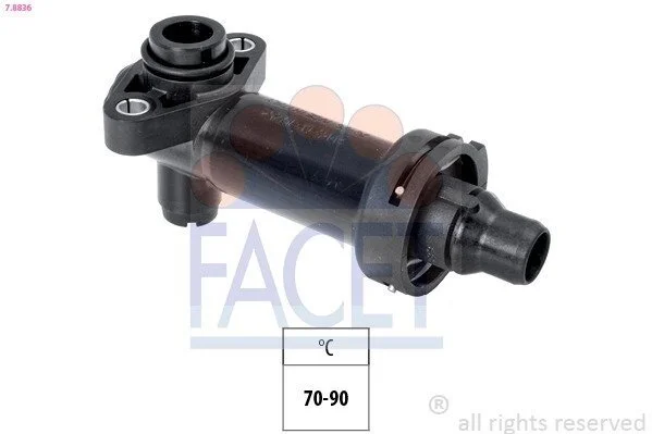 Термостат BMW 3(E46)/(E39) 2.0-3.9 d 98-05 (70C) (7.8836) Facet FACET 78836 (фото 1)