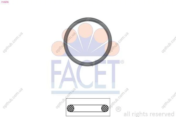Прокладка термостату FACET 7.9576 (фото 1)