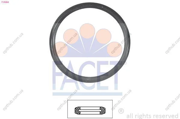 Прокладка термостата FACET 7.9584 (фото 1)