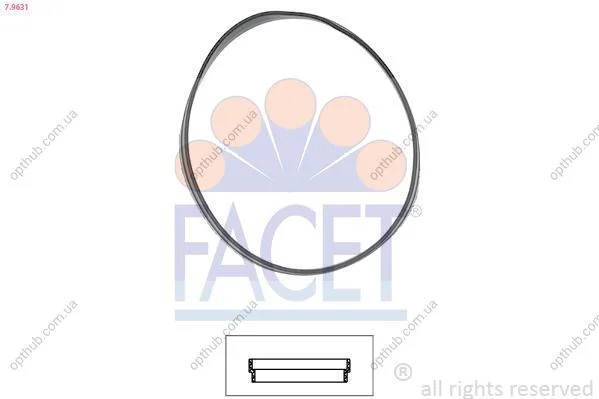Прокладка термостата FACET 7.9631 (фото 1)