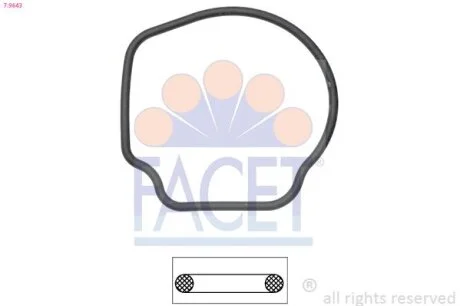 Прокладка термостату FACET 7.9643