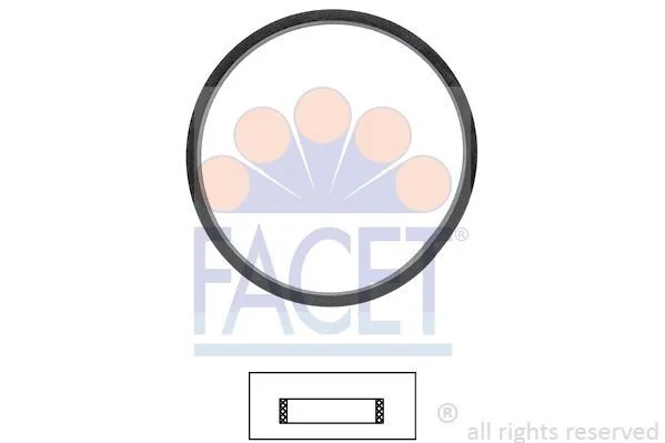 Уплотнительное кольцо термостата. Opel Combo 2.0 cdti (12-) (7.9706) Facet FACET 79706 (фото 1)