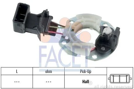 Датчик положення колінчатого валу Seat Alhambra 2.0 i (96-10) (8.2723) Facet FACET 82723
