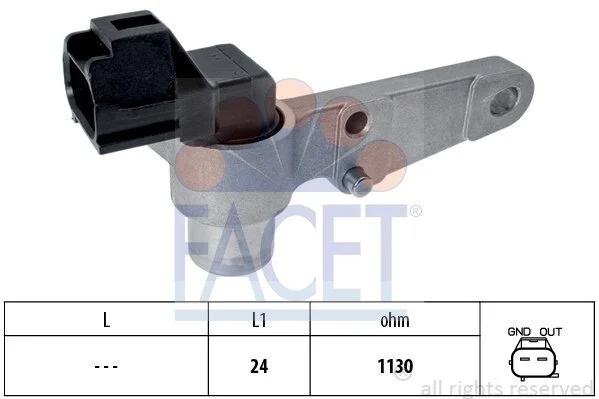 Датчик обертів коленвала Toyota Camry 2.2 (sxv20_) (96-01) (9.0264) Facet FACET 90264 (фото 1)