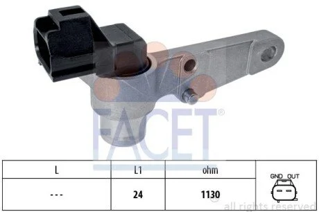 Датчик обертів коленвала Toyota Camry 2.2 (sxv20_) (96-01) (9.0264) Facet FACET 90264