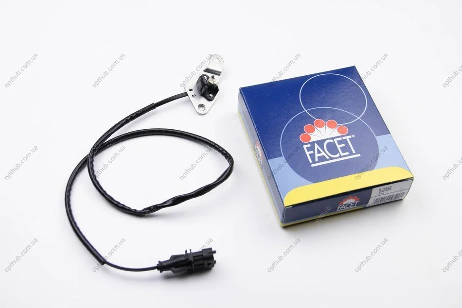 Датчик обертів коленвала Fiat Doblo, Grande Punto, Punto/Opel Astra F,Astra H,Vectra C,Zafira B 1.9D/2.4D 94- (9.0355) Facet FACET 90355 (фото 1)