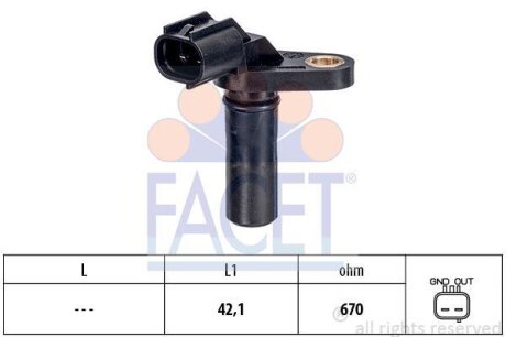 Датчик частоти обертання FACET 9.0636