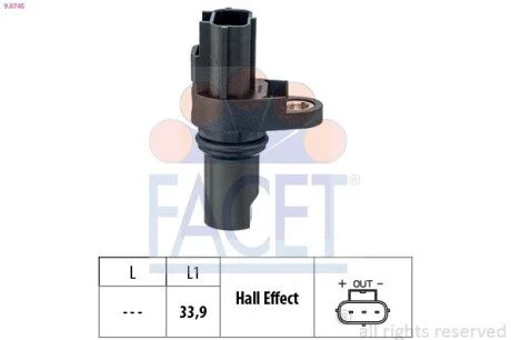 Датчик положення росподілвалу Transit (00-14) 2.0 DI/2.2 TDCi Facet FACET 90745