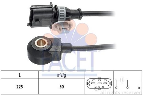 Датчик детонації FACET 9.3034