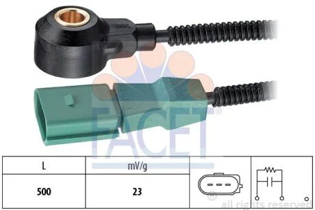 Датчик детонації Audi A5 1.8 tfsi (07-17) (9.3163) Facet FACET 93163