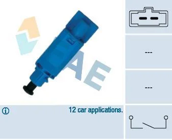 Вимикач світла гальма FORD GALAXY I SEAT AROSA SUBARU FORESTER VW CADDY II, LUPO I, POLO, POLO III, POLO III CLASSIC 03.95-05.08 FAE 24773
