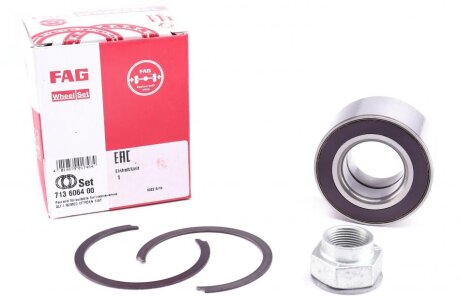 Підшипник маточини FIAT 500, FIORINO, PANDA 03-перед. міст FAG 713 6064 00