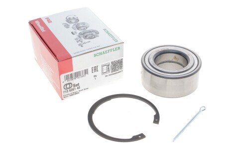 Підшипник маточини (передньої) Hyundai Elantra 01-06 (opt-om) FAG 713 6261 40