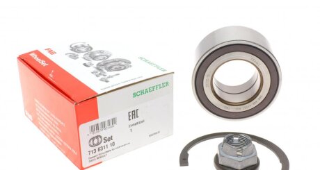 Підшипник маточини DACIA DUSTER, RENAULT MEGANE III-IV 08- перед. міст ABS C.I.U FAG 713 6311 10