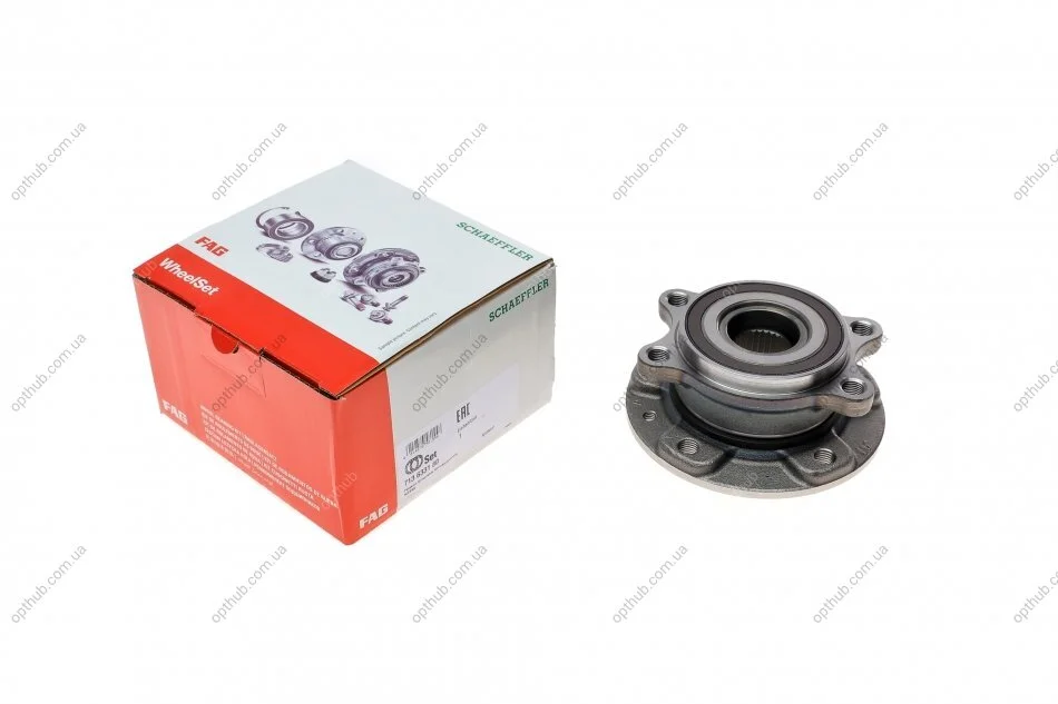 Подшипник ступицы (передней) Renault Kadjar 15-/Nissan Qashqai 13- (+ABS) (opt-om) FAG 713 6331 80 (фото 1)