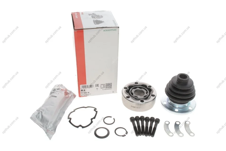 ШРУС внутр. з пильником VW, AUDI, SKODA, SEAT (вир-во) FAG 771 0365 30 (фото 1)