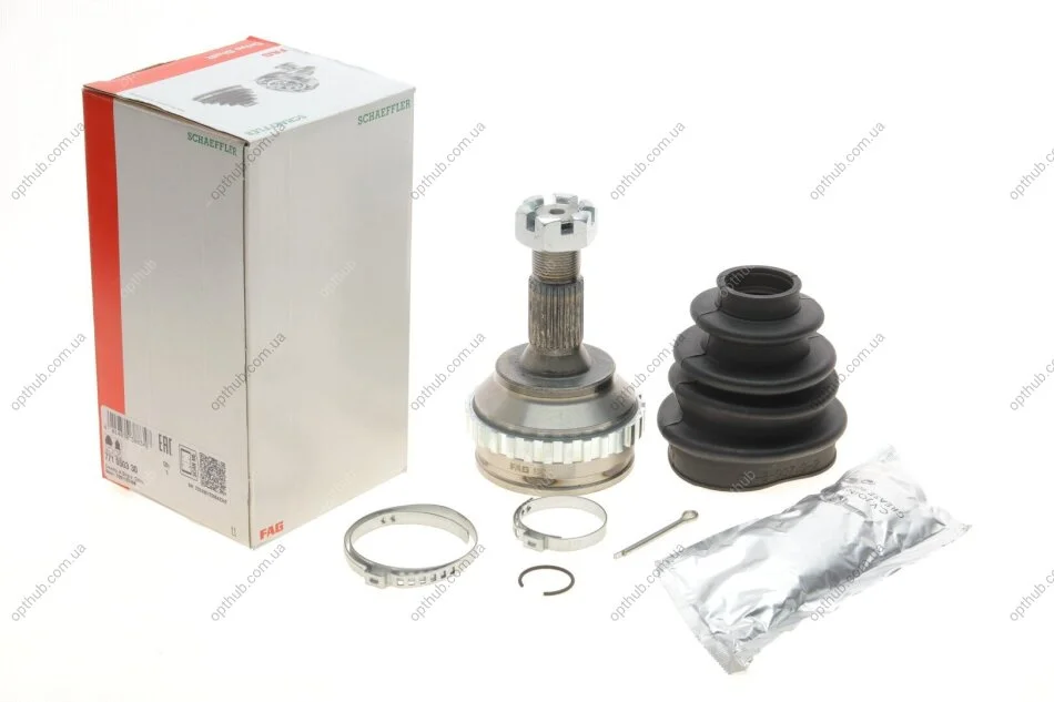 ШРКШ (зовнішній) Citroen C4/Peugeot 207/307 03-15 (25/22z) (+ ABS 29) (opt-om) FAG 771 0503 30 (фото 1)
