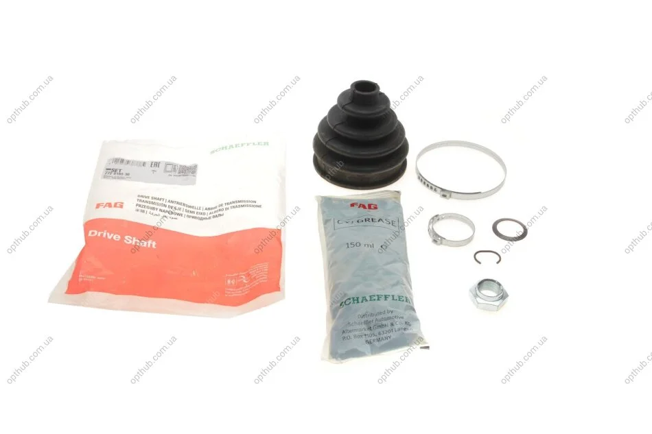 Пильник ШРКШ (зовнішній) Audi 80/VW Passat B3/B4 86-05 (21.5x82x98) (к-кт) (opt-om) FAG 772 0185 30 (фото 1)