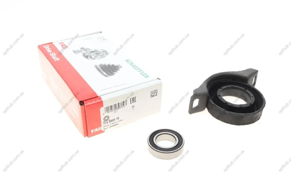Подшипник подвесной MB E-class (W124/S124) 2.0/2.2/2.5 93-98 (d=25mm) (с подшипником) (opt-om) FAG 775 0008 10 (фото 1)