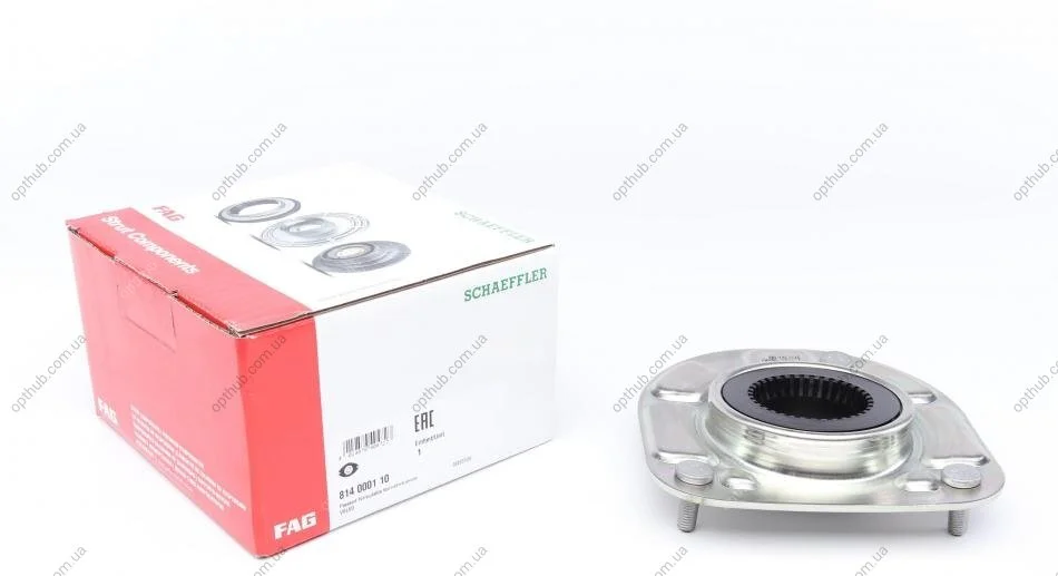 Подушка амортизатора (переднього) Volvo C70/S60/S80/XC70/XC90 97- (верхня) (opt-om) FAG 814 0001 10 (фото 1)