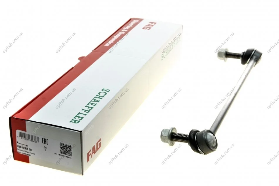 Тяга стабілізатора (переднього) (L) Land Rover Discovery III-IV/Range Rover Sport 04- (opt-om) FAG 818 0568 10 (фото 1)