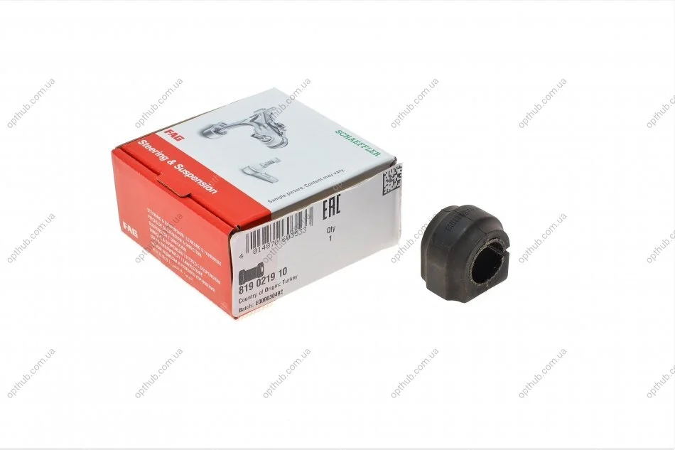 Втулка стабілізатора (заднього) Mini Cooper 06-15 (d=18mm) (opt-om) FAG 819 0219 10 (фото 1)