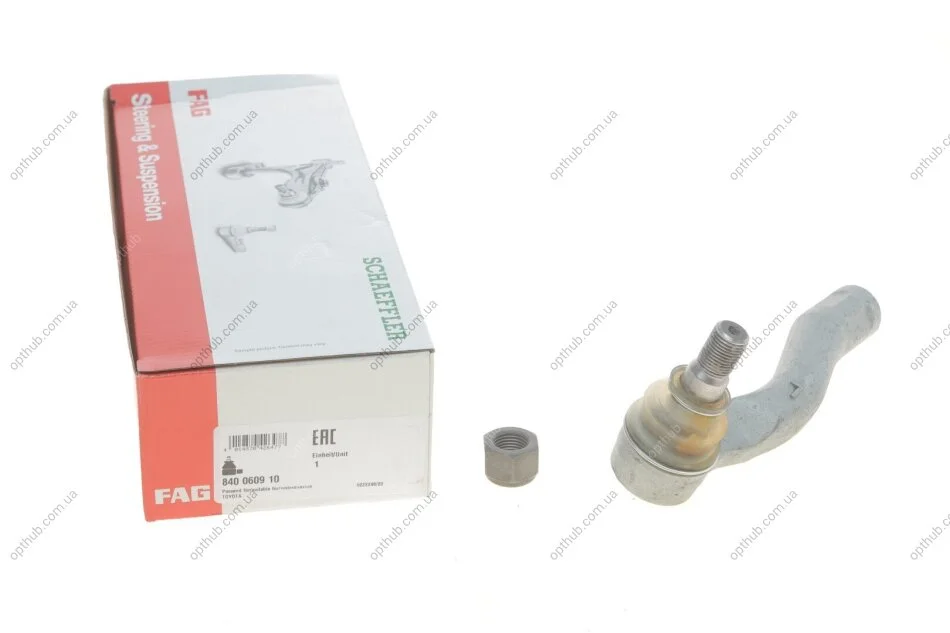Наконечник тяги рульовой (L) Toyota Land Cruiser 100 98-07 (opt-om) FAG 840 0609 10 (фото 1)