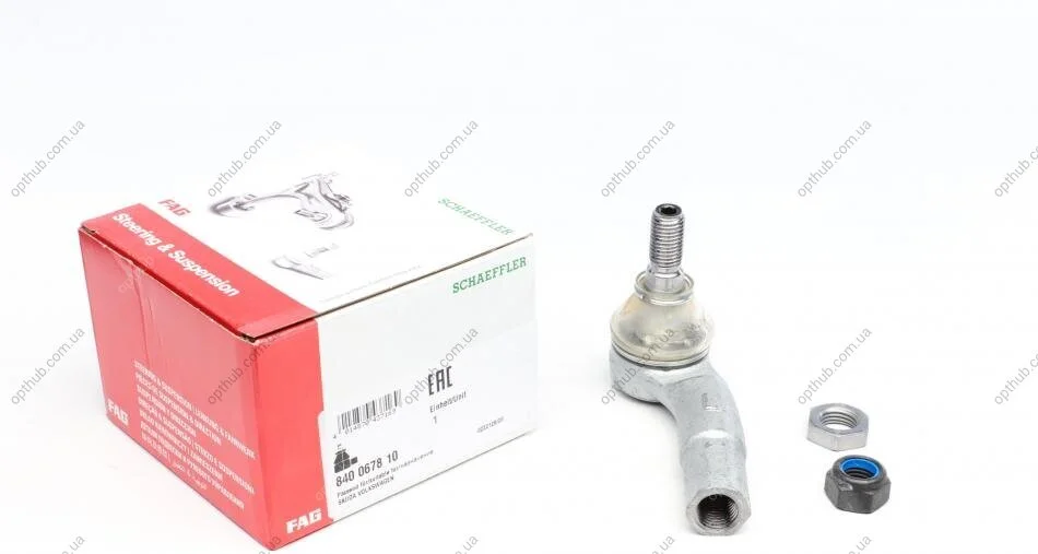 Накінечник рульової тяги SEAT,VW (старий номер 917808)(Вир-во) FAG 840 0678 10 (фото 1)