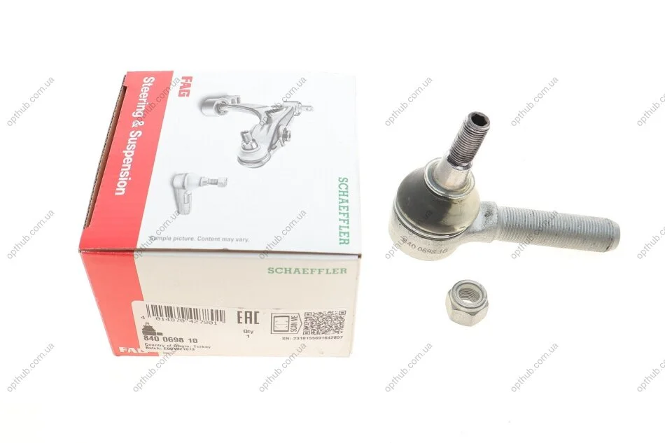 Наконечник тяги рульової(L) Land Rover Discovery II/Rannge Rover II 98-04 (opt-om) FAG 840 0698 10 (фото 1)
