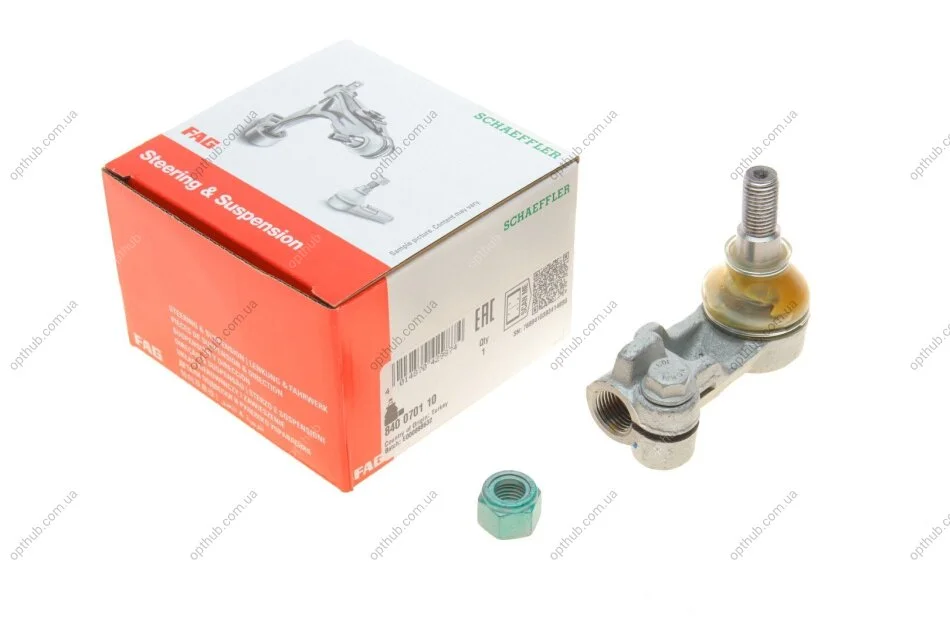 Наконечник тяги рульової (R) Land Rover Freelander 98-06 (opt-om) FAG 840 0701 10 (фото 1)