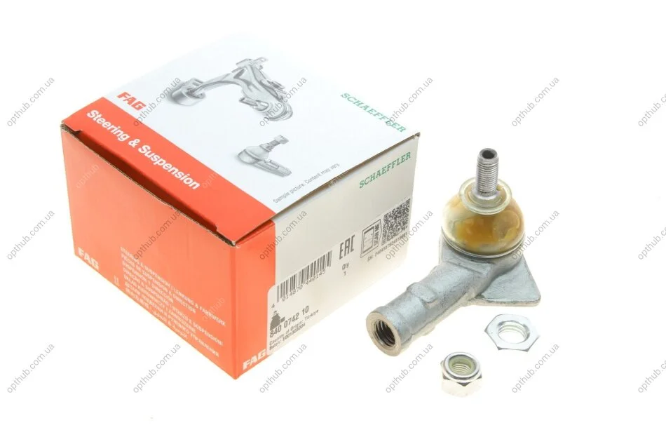 Накінечник рульової тяги FORD прав. (старий номер 915207) (Вир-во) FAG 840 0742 10 (фото 1)