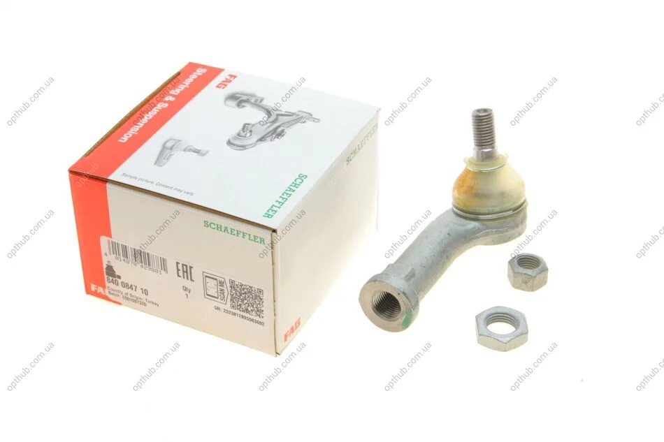 Наконечник тяги рульової (R) VW T4 90-03, до номера шасі 70M096448 (opt-om) FAG 840 0847 10 (фото 1)