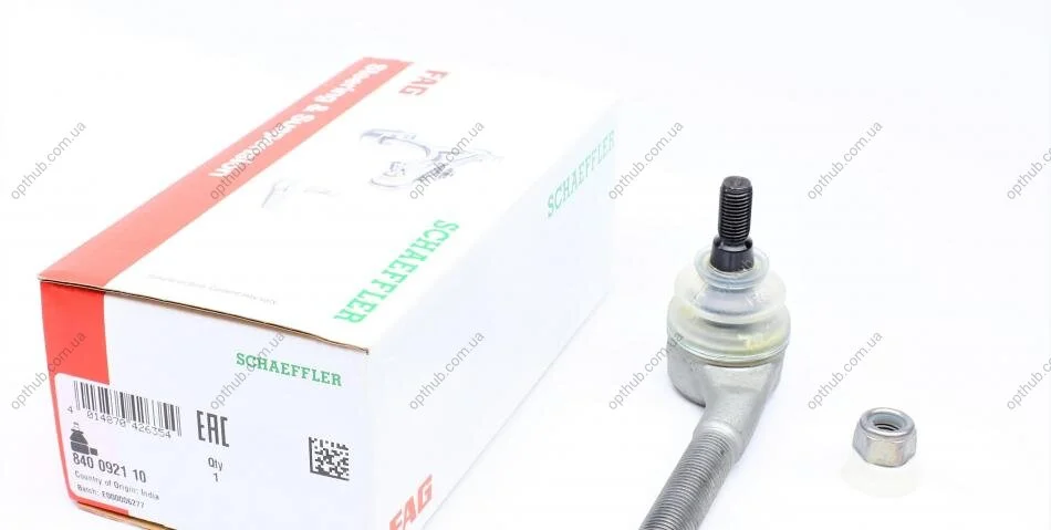 Накінечник рульової тяги PEUGEOT, CITROEN (старий номер 915902)(Вир-во) C.I.U FAG 840 0921 10 (фото 1)