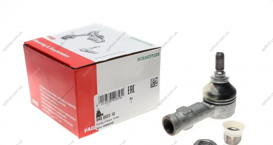 Наконечник тяги рулевой PEUGEOT, CITROEN, FIAT, LANCIA (старый номер 915910)(Пр-во) FAG 840 0923 10 (фото 1)