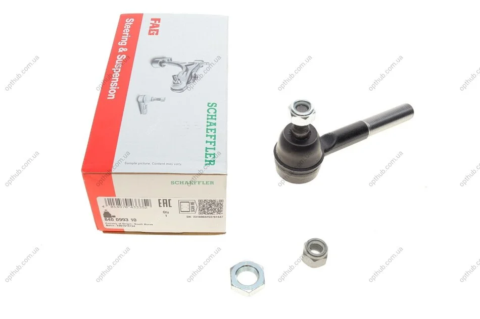 Наконечник тяги рульовой Ford Maverick/Nissan Pathfinder 86-98 (opt-om) FAG 840 0993 10 (фото 1)