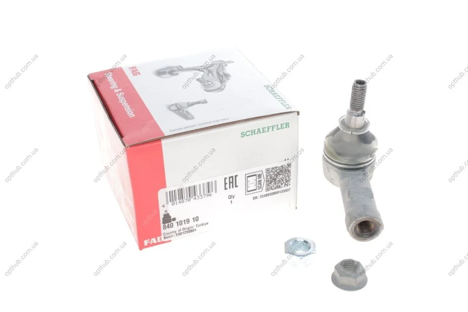 Наконечник тяги рульової Smart Forfour 04-06 (opt-om) FAG 840 1019 10 (фото 1)