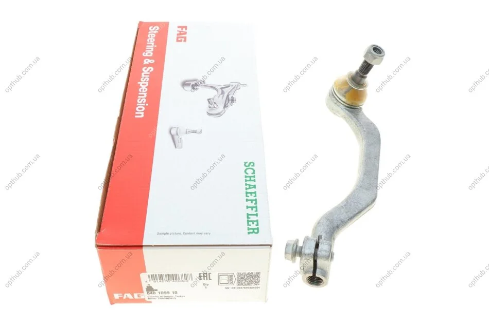 Наконечник тяги рульової (L) Mini Cooper 06-13 N12/N14/N16/N18 (opt-om) FAG 840 1099 10 (фото 1)