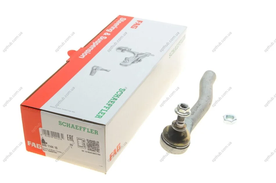 Наконечник тяги рульової (R) Nissan Juke/Leaf 10- (opt-om) FAG 840 1144 10 (фото 1)