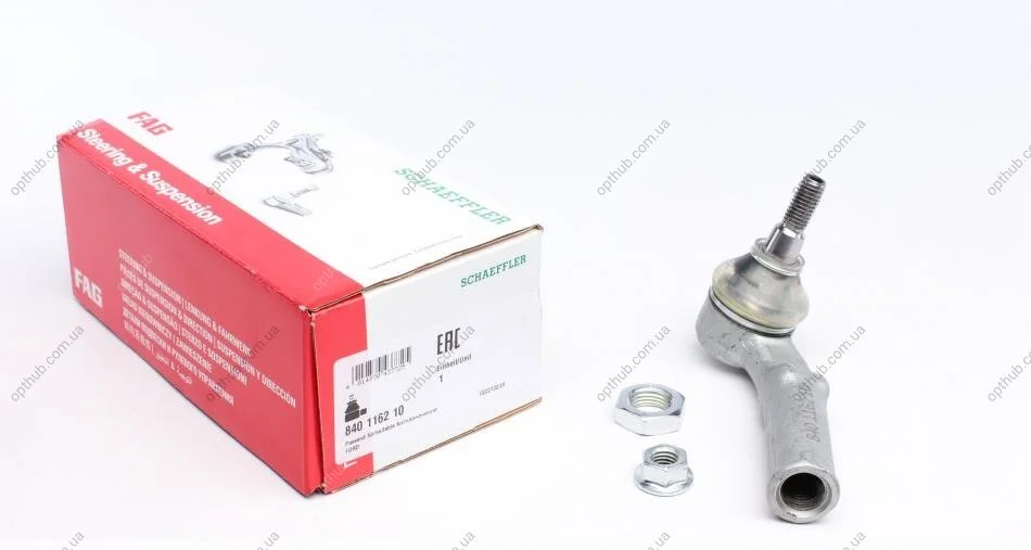 Наконечник тяги рульової (L) Ford Kuga 2.0 TDCI 08- (opt-om) FAG 840 1162 10 (фото 1)