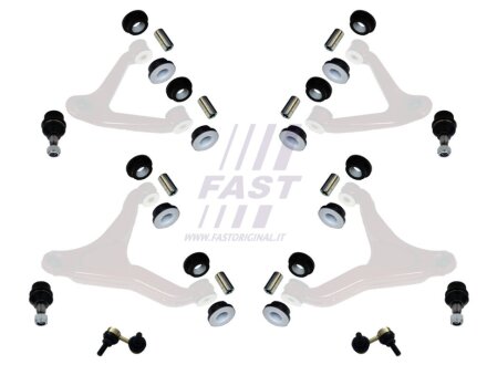 Ремкомплект передньої підвіски з поперечною ричагом FAST FT18000