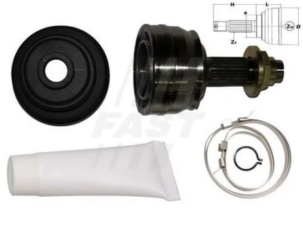 Шрус Fiat Punto 93 Зовнішній 55/60/75 FAST FT25004K