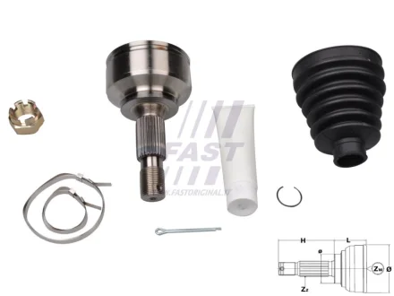 ШРУС Fiat Scudo (07-) 1.6d Fast FAST FT25090K